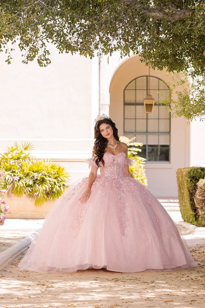 Embroidered Sweetheart Ball Gown by Petite Adele PQ1026