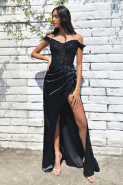 Fitted 3D Floral Corset Gown by Cinderella Divine CD0186
