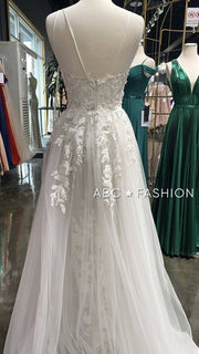Fitted Applique Overskirt Gown by Cinderella Divine CD931W