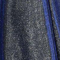 Fitted Short Metallic Glitter Dress by Poly USA 8390-Short Cocktail Dresses-ABC Fashion