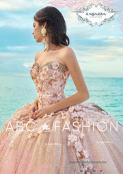Floral Beaded 2-Piece Quinceanera Dress by Ragazza Fashion D08-508-Quinceanera Dresses-ABC Fashion