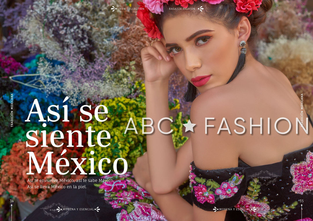 Floral Charro Quinceanera Dress by Ragazza Fashion MV15-115-Quinceanera Dresses-ABC Fashion