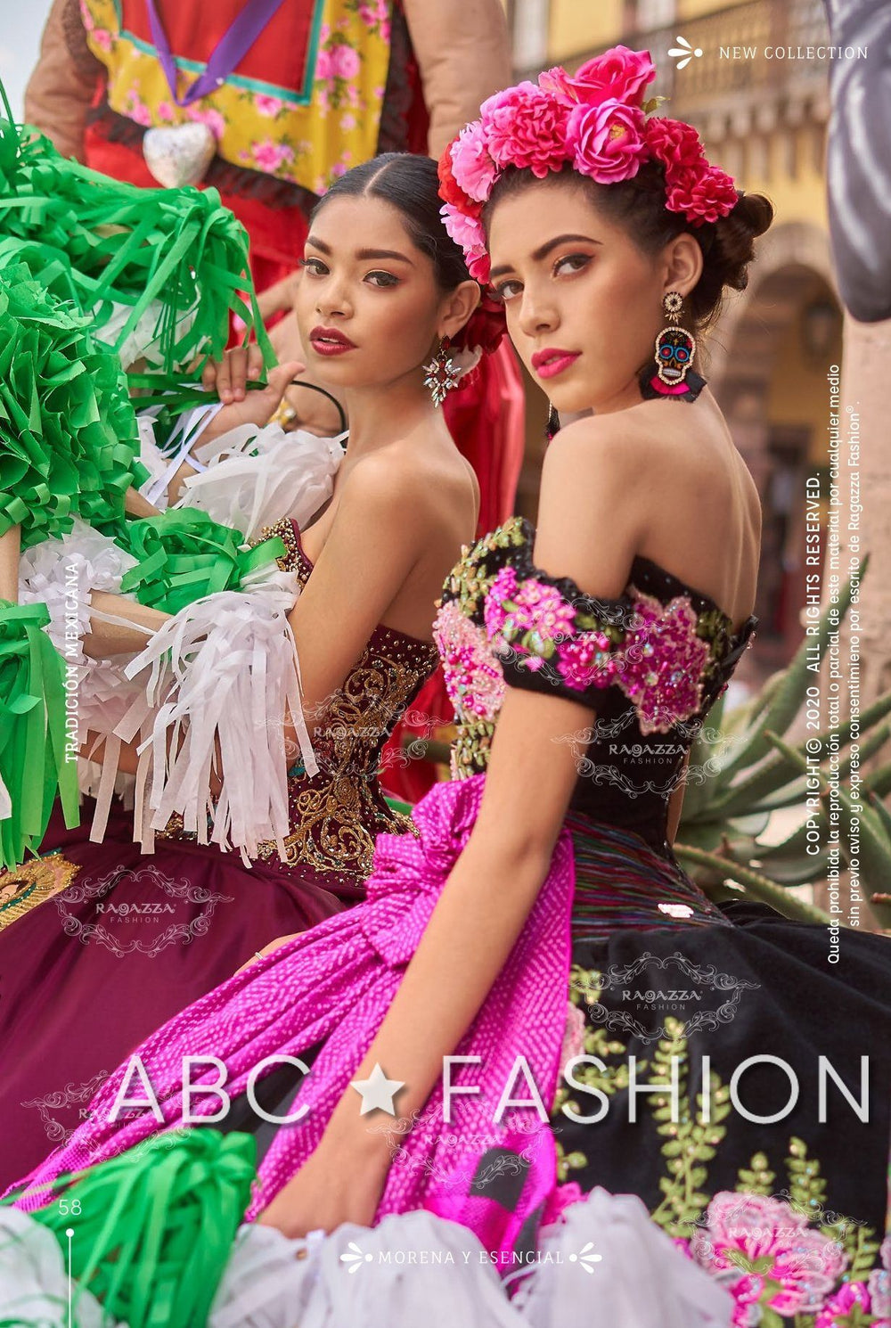 Floral Charro Quinceanera Dress by Ragazza Fashion MV15-115-Quinceanera Dresses-ABC Fashion