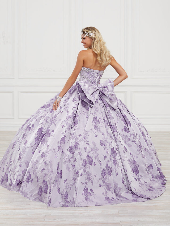 Floral Print Quinceanera Dress by House of Wu 26974