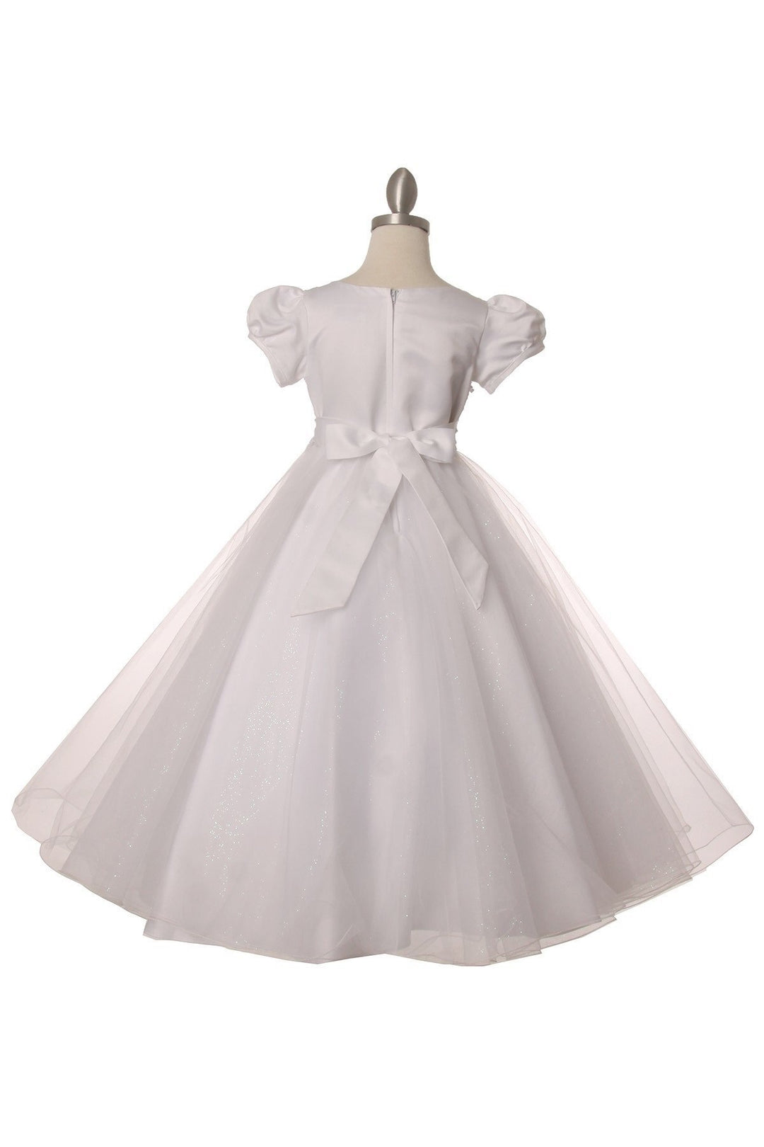 Girls 3D Applique Short Sleeve Dress by Cinderella Couture 2012