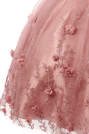 Girls 3D Floral Off Shoulder Gown by Cinderella Couture 8026