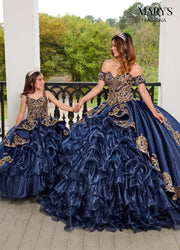 Girls Ruffled Organza Gown by Mary's Bridal MQ4030