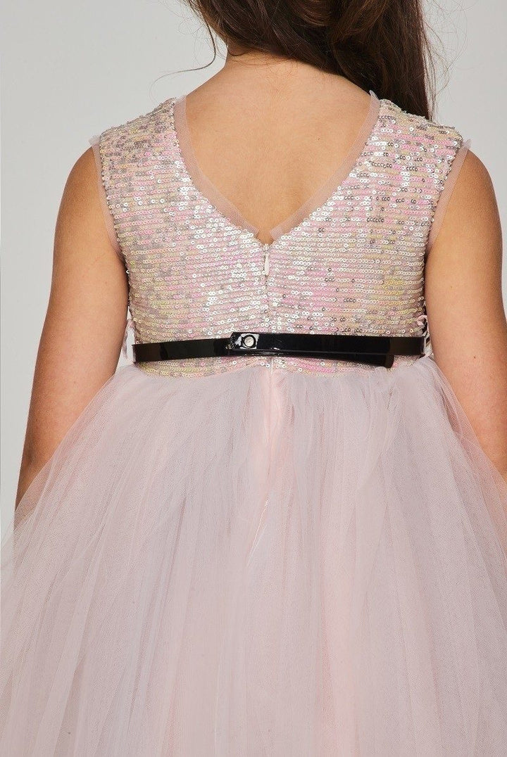 Girls Sequin High Low Dress by Cinderella Couture 5098