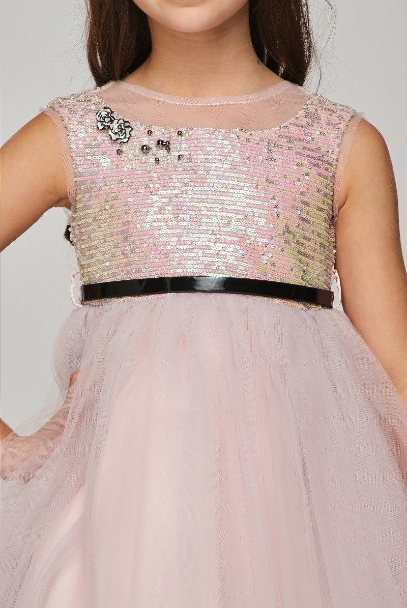 Girls Sequin High Low Dress by Cinderella Couture 5098