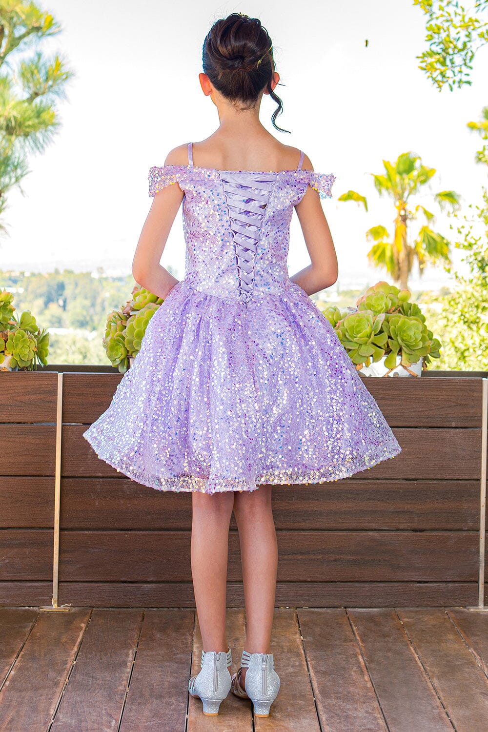 Girls Sequin Short Off Shoulder Dress by Cinderella Couture 5122 ABC Fashion Girls Sequin Short Off Shoulder Dress by Cinderella Couture 5122 ABC Fashion