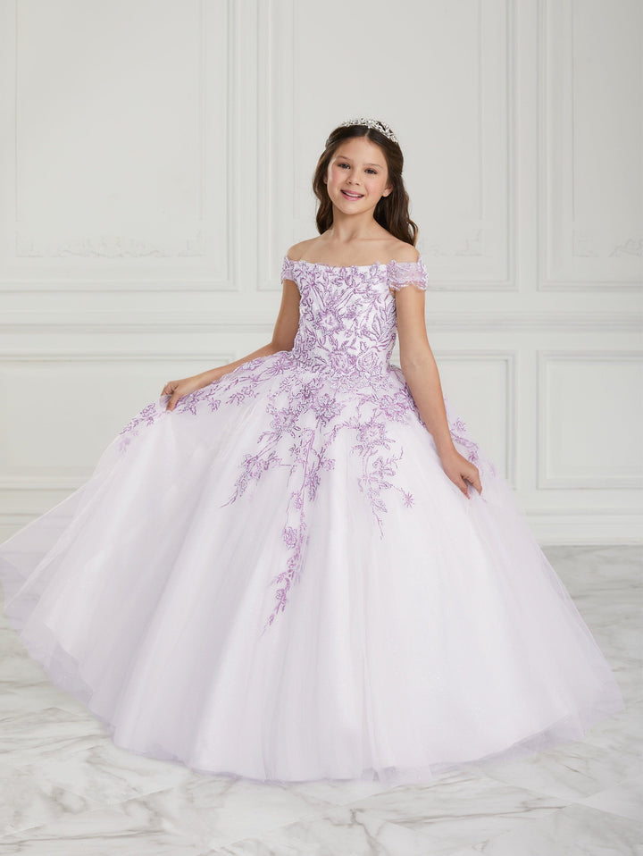 Glitter Applique Sweetheart Quinceanera Dress by House of Wu 26955