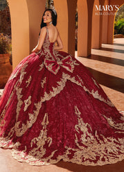 Glitter Cape Quinceanera Dress by Alta Couture MQ3097