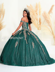 Glitter Quinceanera Dress by Fiesta Gowns 56447