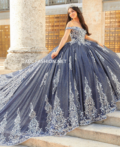 Glitter Quinceanera Dress by House of Wu 26030