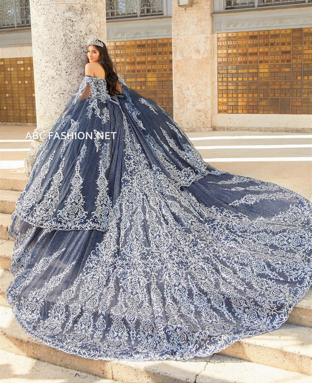 Glitter Quinceanera Dress by House of Wu 26030