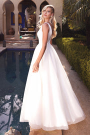 Glitter Wedding Ball Gown by Cinderella Divine CB077W