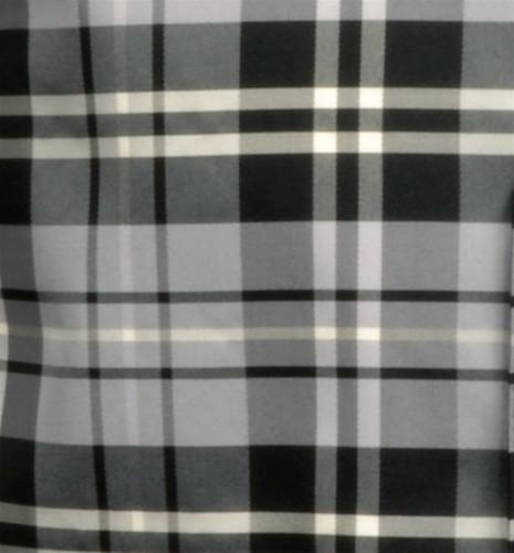 Gray/Black Plaid Bow Ties with Matching Pocket Squares-Men's Bow Ties-ABC Fashion