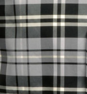 Gray/Black Self Tie Plaid Bow Ties-Men's Bow Ties-ABC Fashion