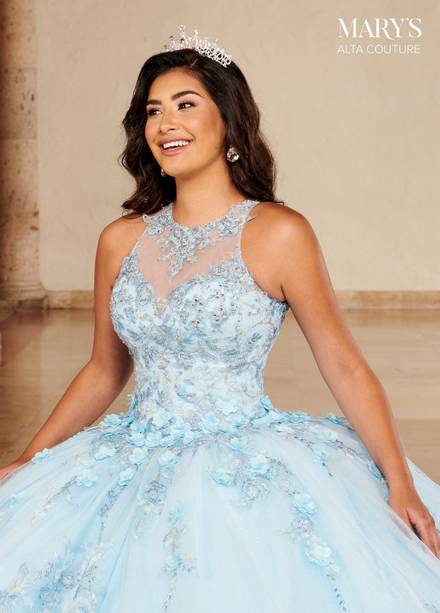 Halter Quinceanera Dress by Alta Couture MQ3085