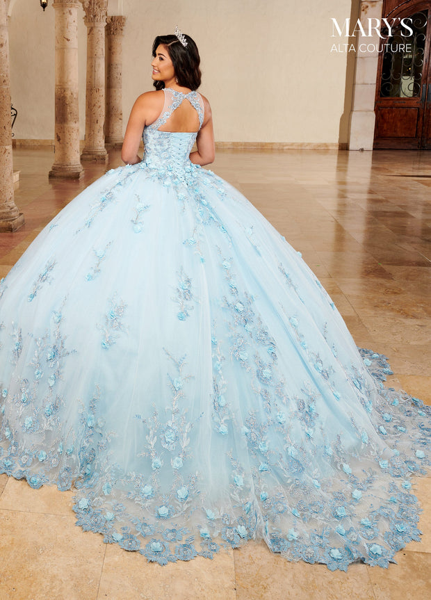 Halter Quinceanera Dress by Alta Couture MQ3085