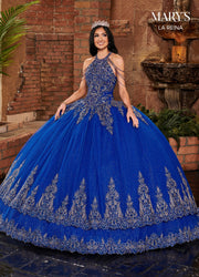Halter Quinceanera Dress by Mary's Bridal MQ2137