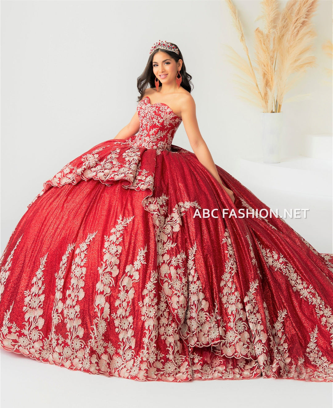 High Low Quinceanera Dress by House of Wu 26020