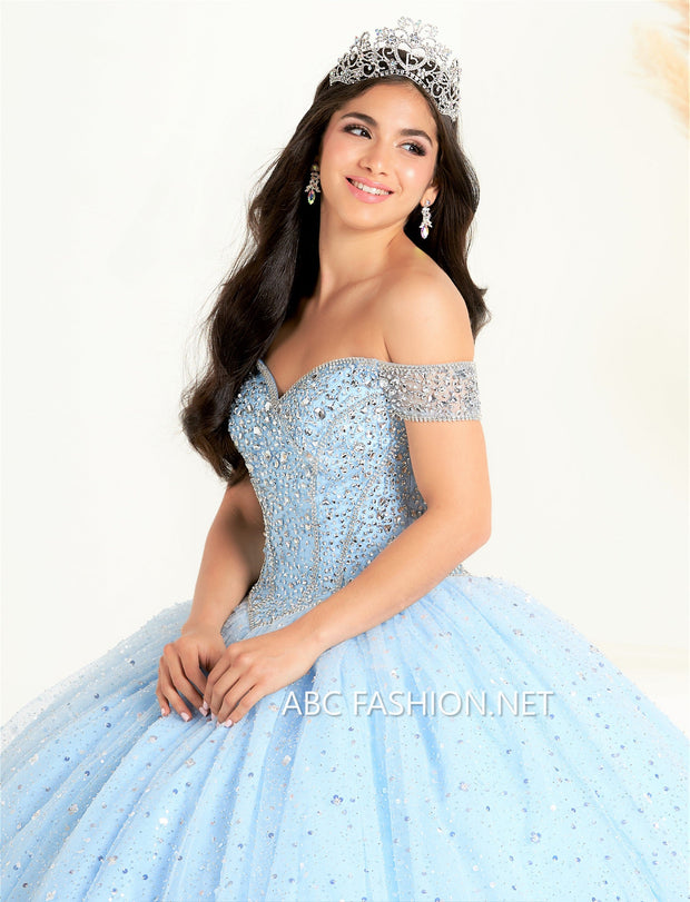 Hooded Cape Quinceanera Dress by Fiesta Gowns 56452C