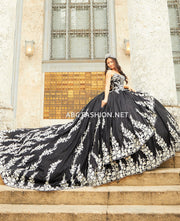 Hooded Cape Quinceanera Dress by House of Wu 26020C
