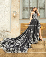 Hooded Cape Quinceanera Dress by House of Wu 26020C