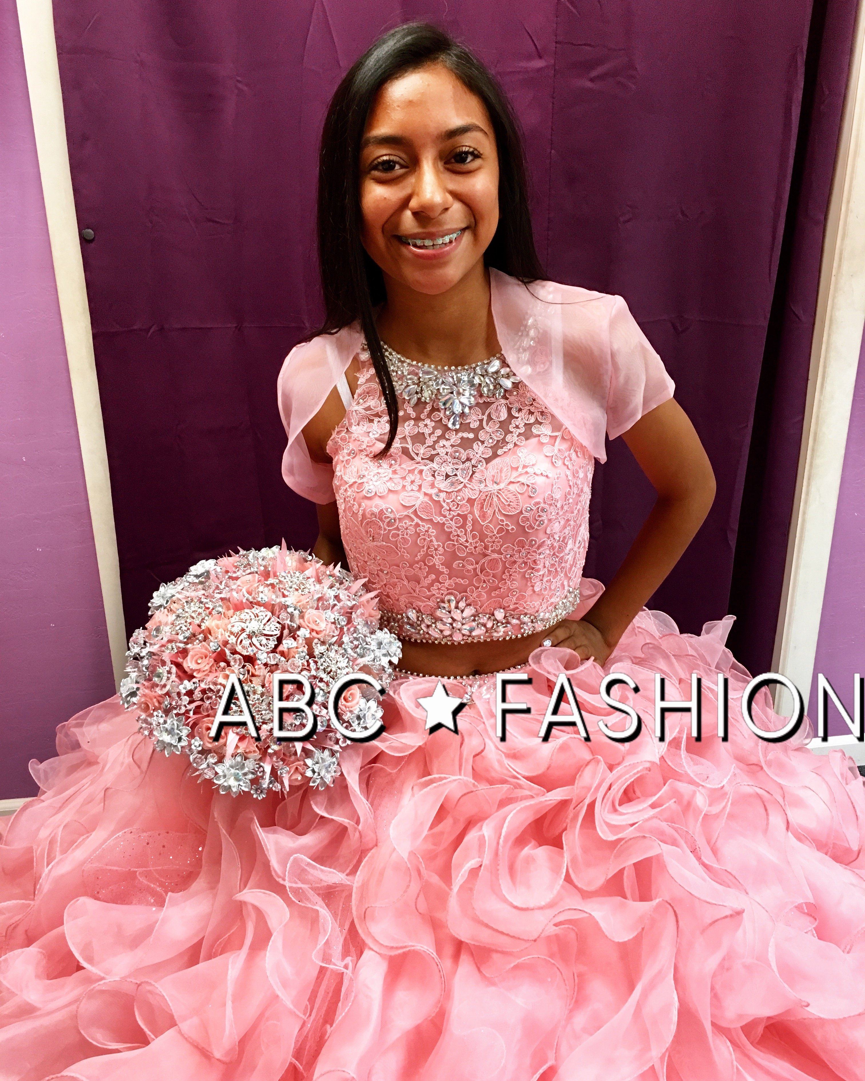 Crop top quinceanera dresses 2025