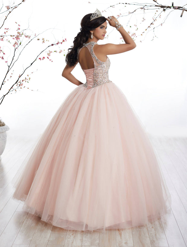 Illusion A-line Quinceanera Dress by Fiesta Gowns 56327-Quinceanera Dresses-ABC Fashion
