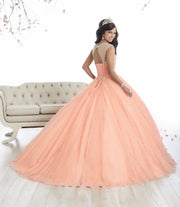 Illusion A-line Quinceanera Dress by House of Wu 26866-Quinceanera Dresses-ABC Fashion