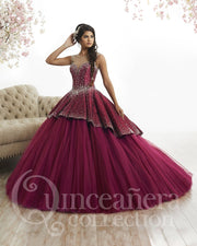 Illusion A-line Quinceanera Dress by House of Wu 26873-Quinceanera Dresses-ABC Fashion