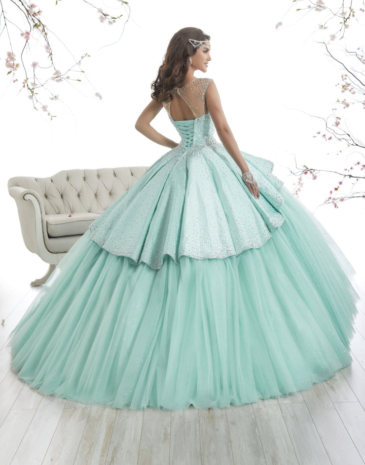 Illusion A-line Quinceanera Dress by House of Wu 26873-Quinceanera Dresses-ABC Fashion