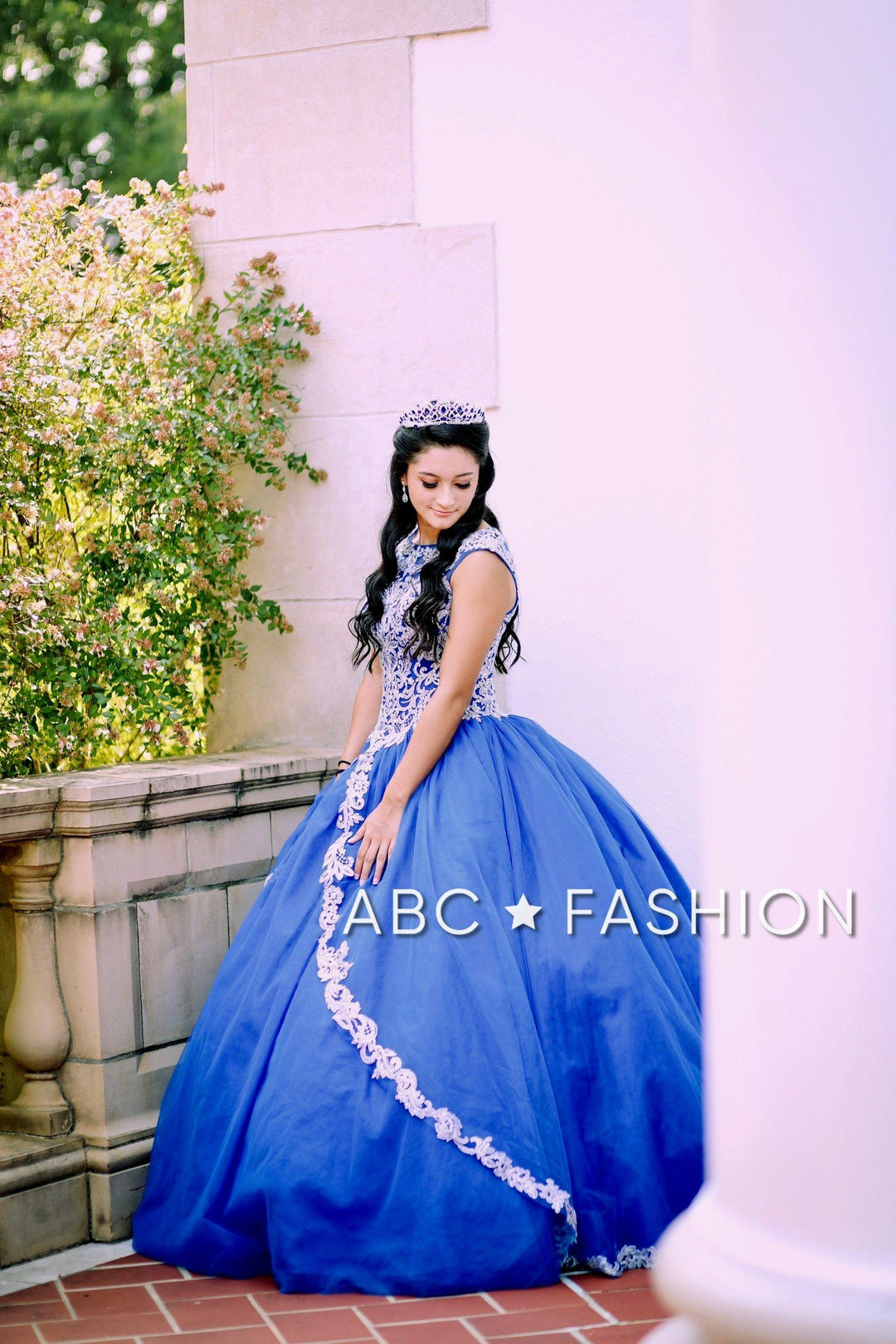 Lace Appliqued Quinceanera Dress by Fiesta Gowns 56336-Quinceanera Dresses-ABC Fashion