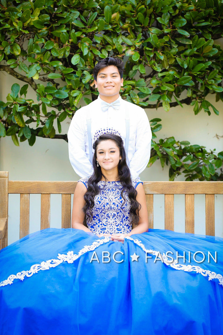 Lace Appliqued Quinceanera Dress by Fiesta Gowns 56336-Quinceanera Dresses-ABC Fashion