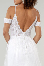 Lace Overskirt Wedding Gown by Elizabeth K GL1946