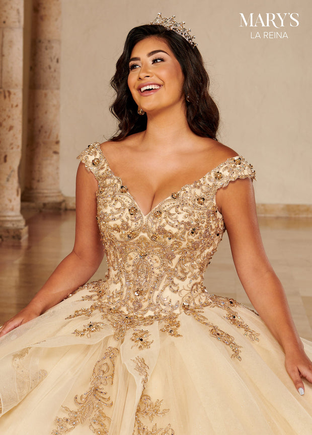 Layered Quinceanera Dress by Mary's Bridal MQ2140