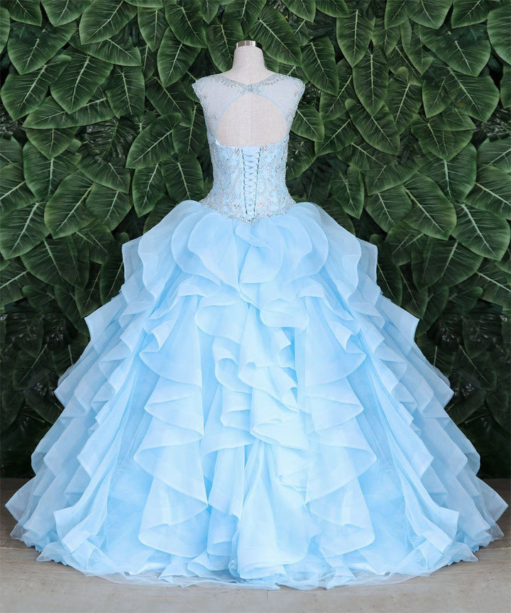 Layered Sleeveless Illusion Quinceanera Dress by Calla KY79288X-Quinceanera Dresses-ABC Fashion