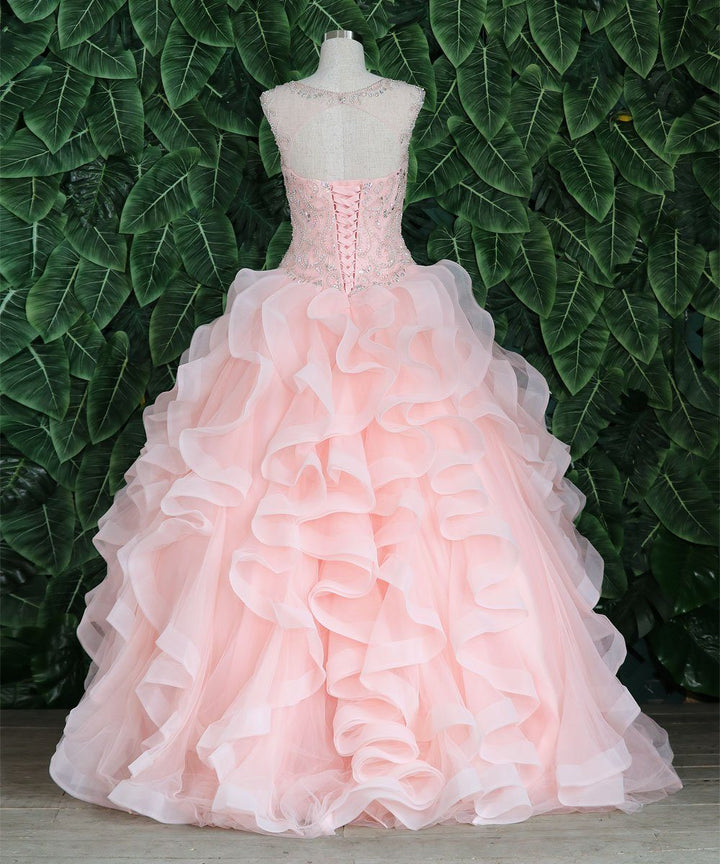 Layered Sleeveless Illusion Quinceanera Dress by Calla KY79288X-Quinceanera Dresses-ABC Fashion