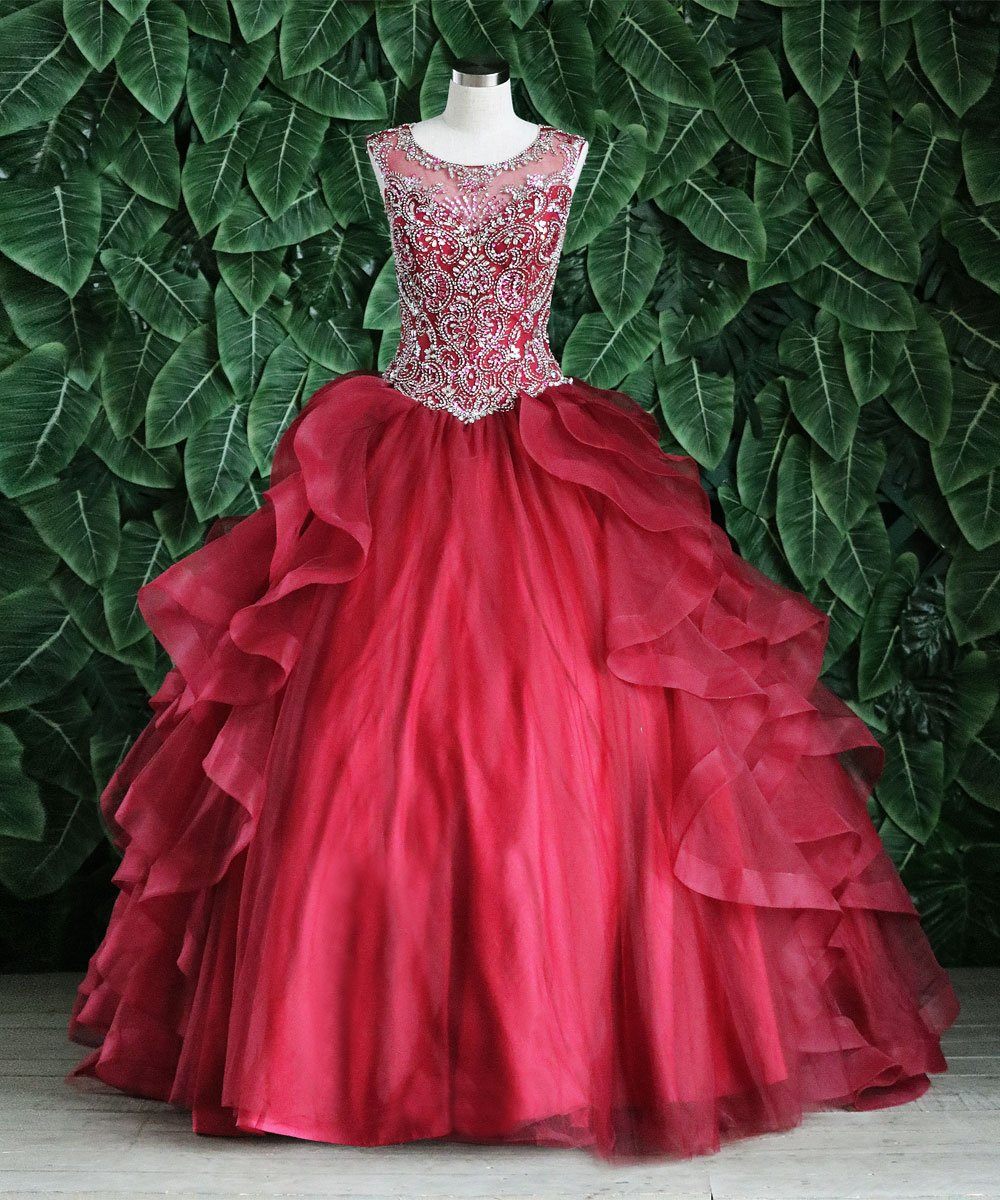 Layered Sleeveless Illusion Quinceanera Dress by Calla KY79288X-Quinceanera Dresses-ABC Fashion