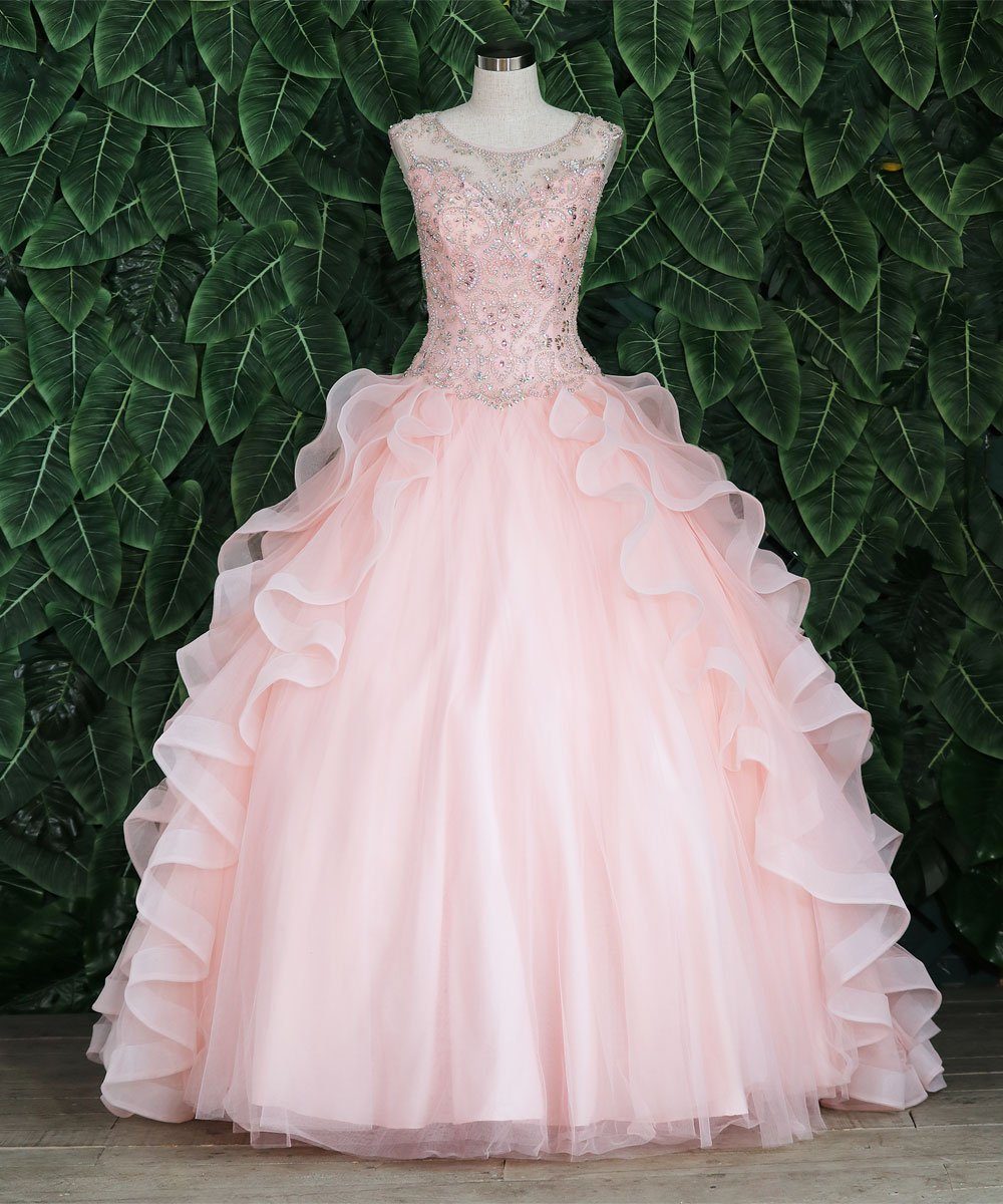 Layered Sleeveless Illusion Quinceanera Dress by Calla KY79288X-Quinceanera Dresses-ABC Fashion