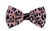 Leopard Print Bow Ties with Matching Pocket Squares-Men's Bow Ties-ABC Fashion