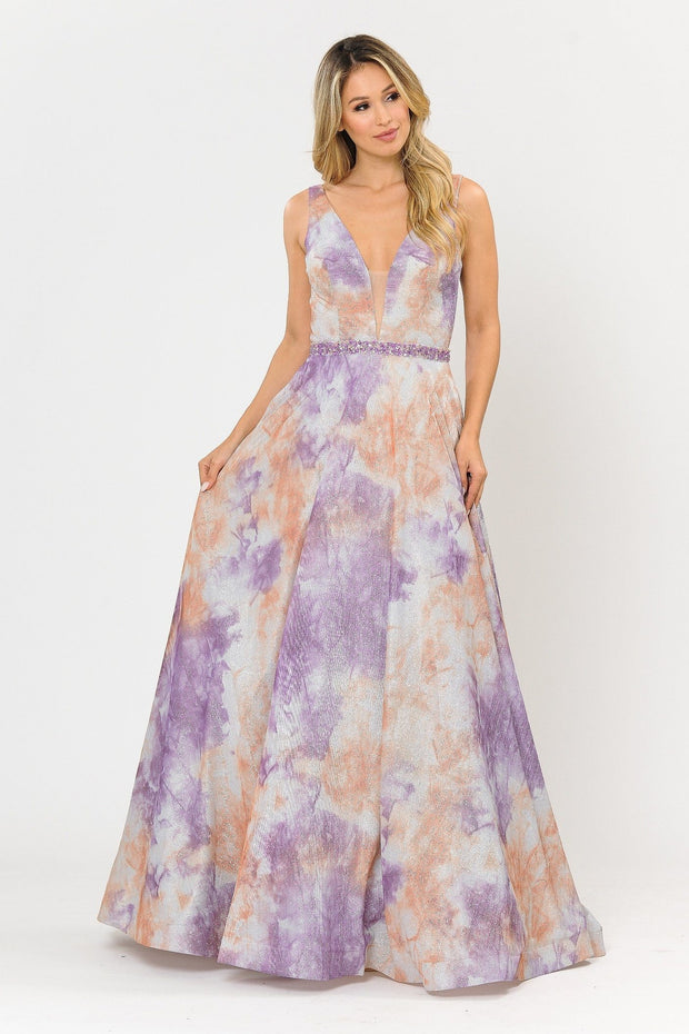 Tie dye clearance formal gown