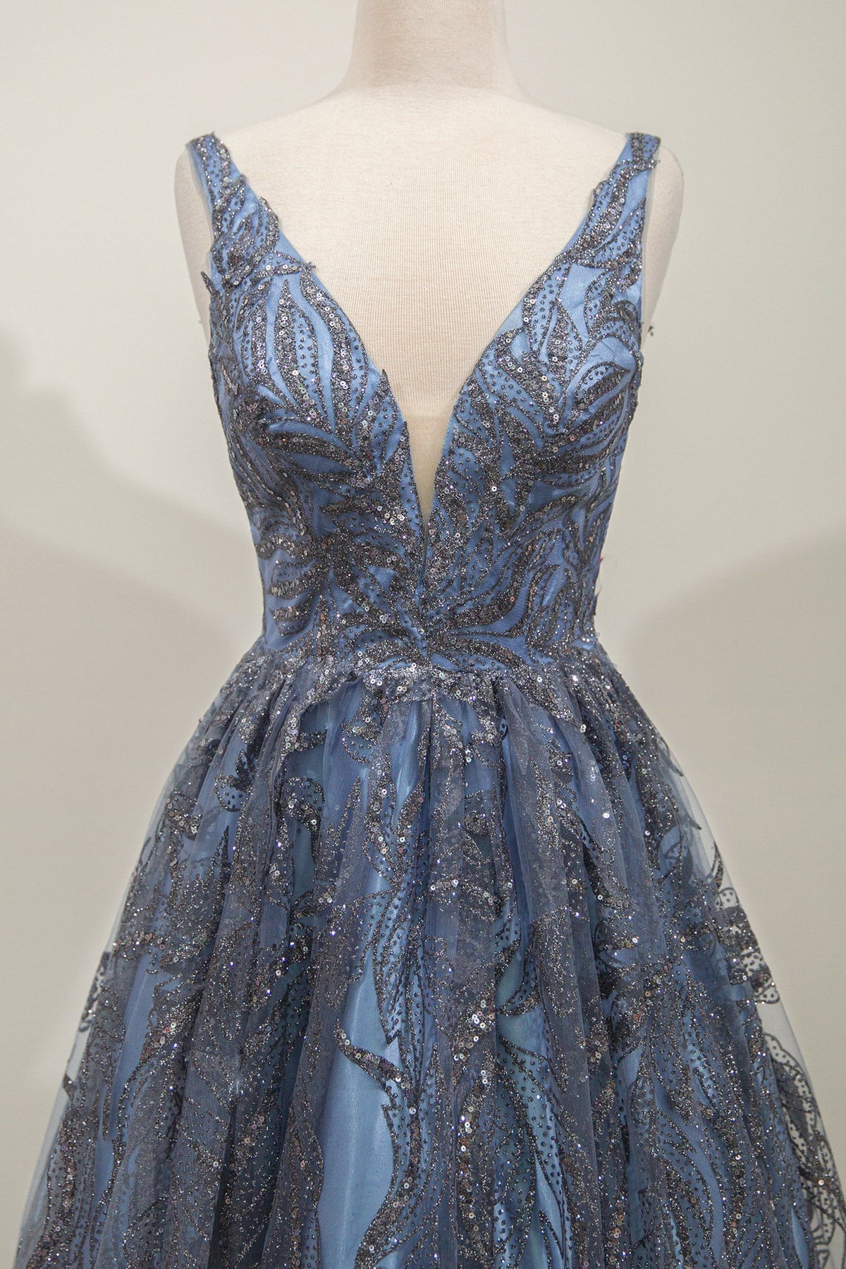 Long Glitter Print Dress by Cinderella Divine J812 – ABC Fashion