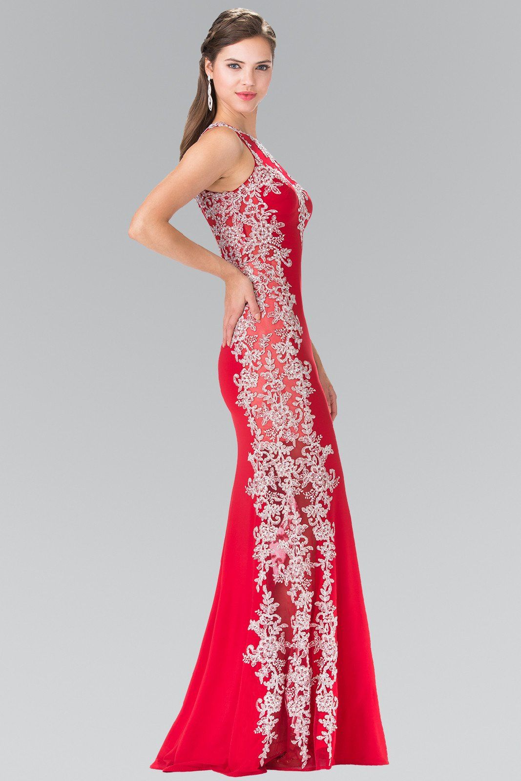 Elizabeth K GL2320 Prom Dress - Red | NewYorkDress Elizabeth K GL2320 Prom Dress - Red | NewYorkDress