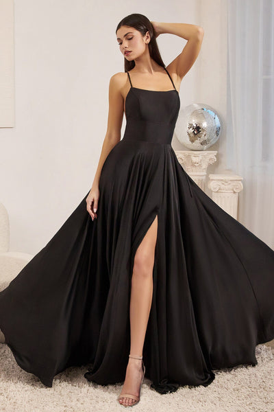 Long Double Slit Sequin Dress by Cinderella Divine CD915 – ABC Fashion