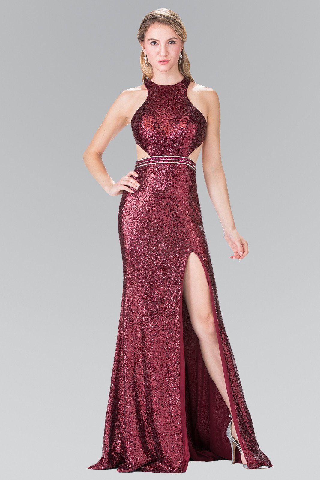Elizabeth K GL2278 Prom Dress - Burgundy | NewYorkDress Elizabeth K GL2278 Prom Dress - Burgundy | NewYorkDress