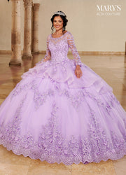 Long Sleeve Quinceanera Dress by Alta Couture MQ3076