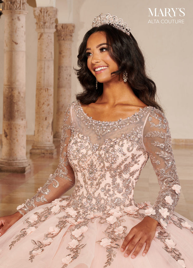 Long Sleeve Quinceanera Dress by Alta Couture MQ3076